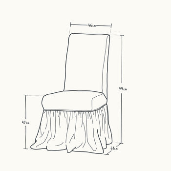 Load image into Gallery viewer, Ruffle Slipcover Chair