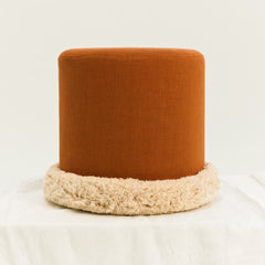 Load image into Gallery viewer, Tobin Ottoman with Super Fringe