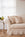 Set of Ruffle Petite Stripe Cushions - Caramel