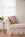 Set of Ruffle Petite Stripe Cushions - Terracotta
