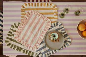 Load image into Gallery viewer, Land. Signature Stripe Placemats - SET OF TWO