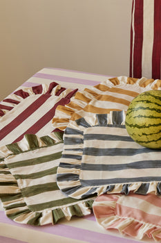 Load image into Gallery viewer, Land. Signature Stripe Placemats - SET OF TWO