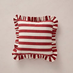 Load image into Gallery viewer, Signature Stripe Ruffle Cushions (20% off)