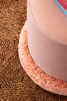 Load image into Gallery viewer, Tobin Ottoman with Super Fringe