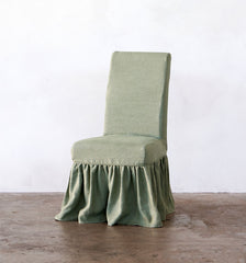 Load image into Gallery viewer, Ruffle Slipcover Chair