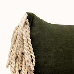 Load image into Gallery viewer, Cushion with Bullion Corner Detail