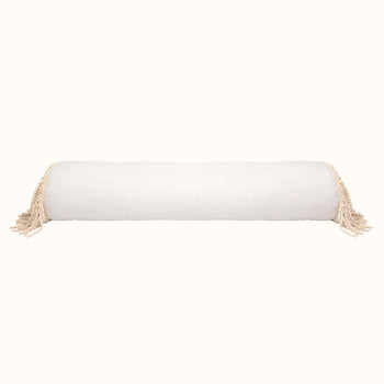 Load image into Gallery viewer, Large Bolster Cushion with Bullion Detail
