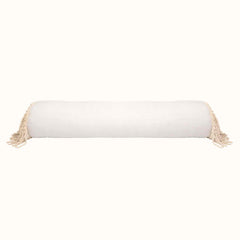 Load image into Gallery viewer, Large Bolster Cushion with Bullion Detail
