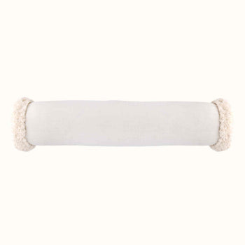 Load image into Gallery viewer, Large Bolster Cushion with Super Fringe