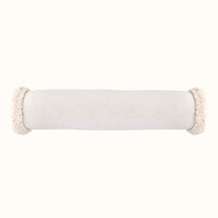 Load image into Gallery viewer, Large Bolster Cushion with Super Fringe
