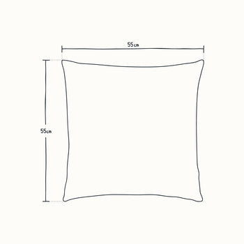 Load image into Gallery viewer, Land. Home 55cm x 55cm Square Cushion