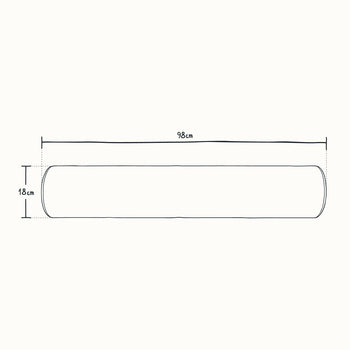 Load image into Gallery viewer, Large Bolster Cushion with Piping