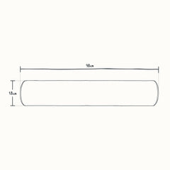 Load image into Gallery viewer, Large Plain Bolster Cushion