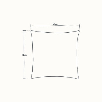 Load image into Gallery viewer, 45cm x 45cm Square Cushion with Super Fringe