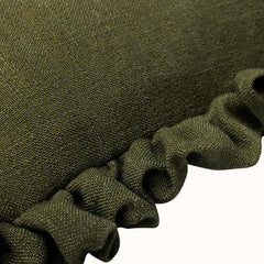 Load image into Gallery viewer, 45cm x 45cm Square Cushion with Ruffles Close Up Detail