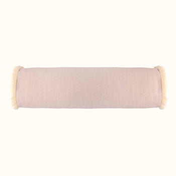 Load image into Gallery viewer, Small Bolster Cushion with Fringe