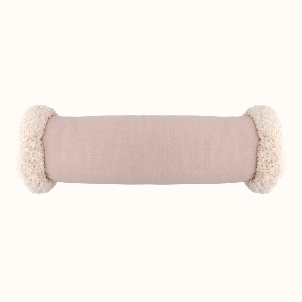 Small Bolster Cushion with Super Fringe Land.