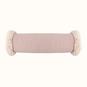 Load image into Gallery viewer, Small Bolster Cushion with Super Fringe