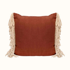 Load image into Gallery viewer, 45cm x 45cm Square Cushion with Bullion Rust