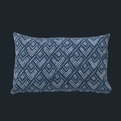 Load image into Gallery viewer, 35cm x 55cm Cushion in Panama by Walter G, Indigo