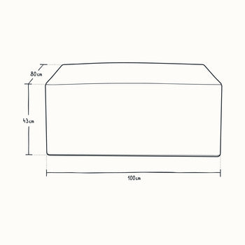 Load image into Gallery viewer, Bechtel Rectangle Ottoman