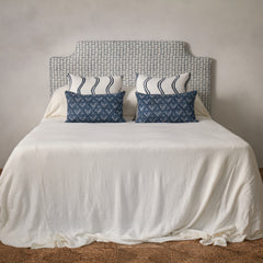 Load image into Gallery viewer, 35cm x 55cm Cushion in Panama by Walter G, Indigo