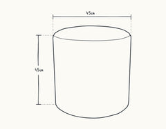 Load image into Gallery viewer, Drum Ottoman