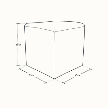 Load image into Gallery viewer, Von.Z. Cube Ottoman
