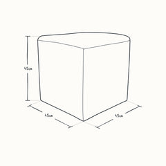 Load image into Gallery viewer, Von.Z. Cube Ottoman