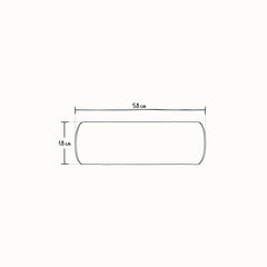 Load image into Gallery viewer, Small Bolster Cushion (self piped)