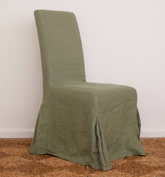 Load image into Gallery viewer, Box Pleat Slipcover Chair
