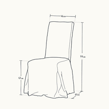 Load image into Gallery viewer, Box Pleat Slipcover Chair
