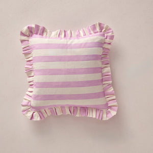 Land. Signature Stripe Ruffle Cushions