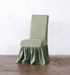Load image into Gallery viewer, Ruffle Slipcover Chair

