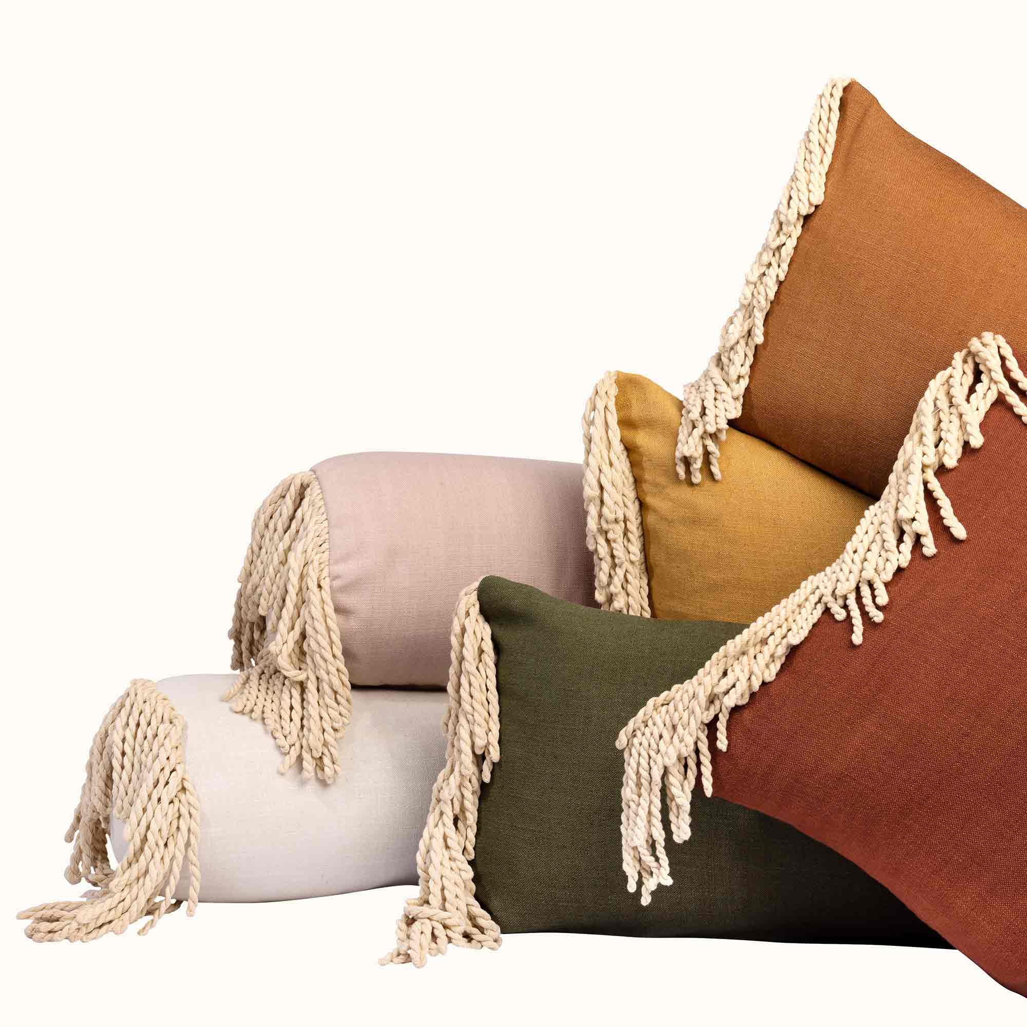 Land. Home Cushion Collection with Bullion Detail
