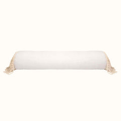 Load image into Gallery viewer, Large Bolster Cushion with Bullion Detail
