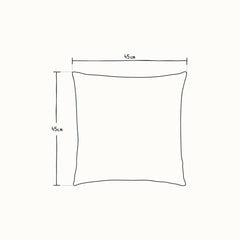 Load image into Gallery viewer, 45cm x 45cm Square Plain Cushion
