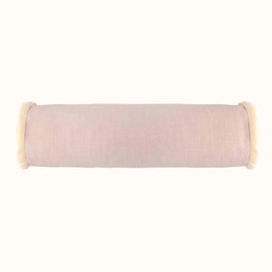 Small Bolster Cushion with Fringe