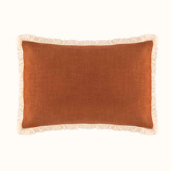 Load image into Gallery viewer, 35cm x 55cm Lumbar Cushion with Fringe
