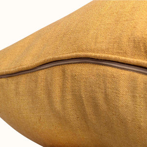 35cm x 55cm Lumbar Cushion with Bullion Zipper Detail