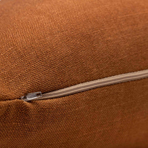 Square Plain Cushion Zipper Detail