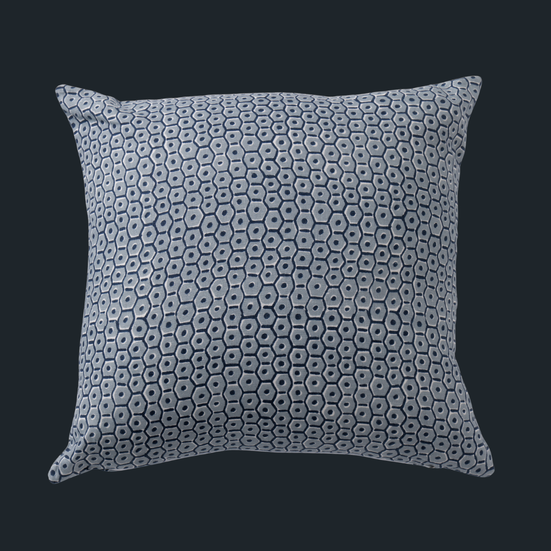 45cm x 45cm Cushion in Rosetta by Walter G, Duck Egg