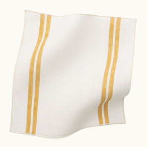 Handpainted Double Stripe - Marigold