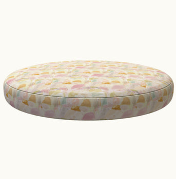 Load image into Gallery viewer, Test 1 Floor Cushion with Delilah fabric
